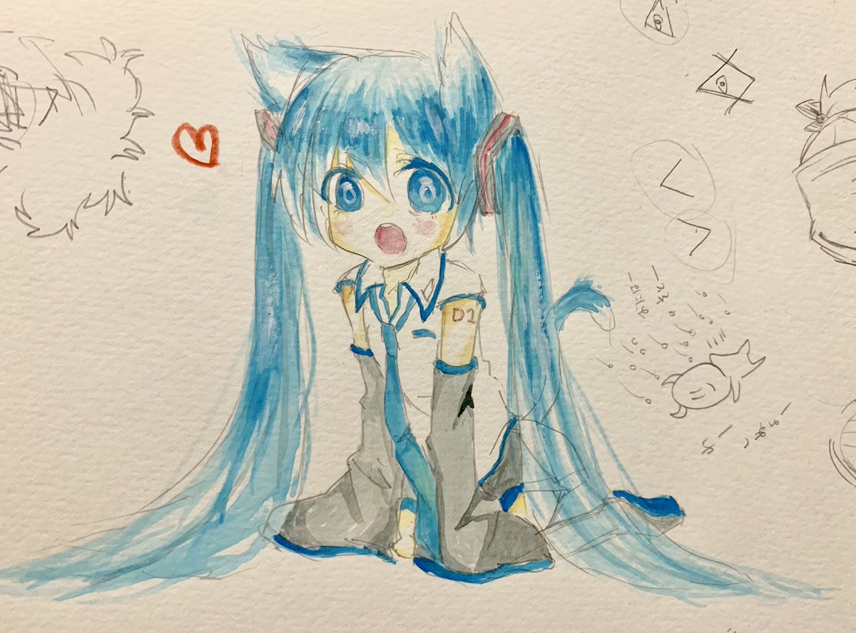 高校の美術の授業のスケブを捨てるので落書きとかをみなおした
ボカロ大好きかい 