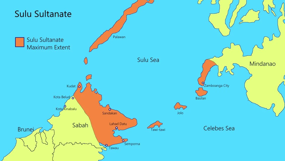 Ada terbaca orang kata kalau Filipina claim Sabah, Malaysia pun boleh claim Mindanao sebab pengasas Kesultanan Sulu orang Johor. Sulu pernah menguasi sebahagian Mindanao.Boleh ke? Tak boleh.Tuntutan Filipina tak lah merepek malah ada asasnya. Cuma asas Malaysia lagi kuat.