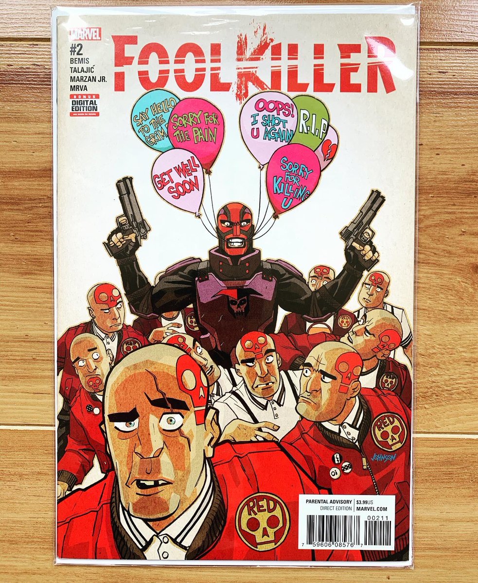 comics42shop's tweet photo. Foolkiller, Issue 2

Foolkiller versus a bunch of skinheads!! Alone with an arsenal of weapons against an army of Red Skull sympathizers…what could be more fun?

#marvel #marvelcomics #marveluniverse #foolkiller #foolkillercomics #redskull #maxbemis #dalabortalajic #comics42shop https://t.co/y89yJKBE6I
