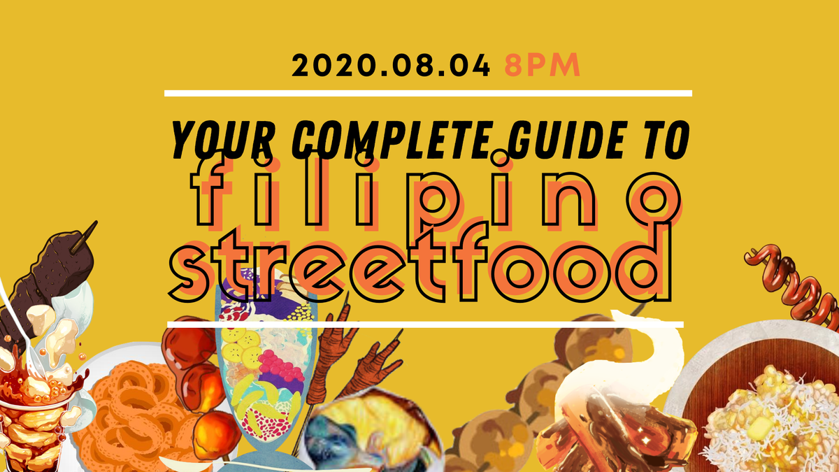projectswitchph's tweet photo. Handa na ba kayo para sa isang streetfood adventure?

Dapat lang dahil bubusugin namin ang inyong mga utak. Abangan ang simula ng seryeng “Your Complete Guide to Filipino Streetfood” sa ika-4 ng Agosto 2020. 

Dito sa inyong resident streetfood lover, #ProjectSWITCH https://t.co/m0K5o8bSG0
