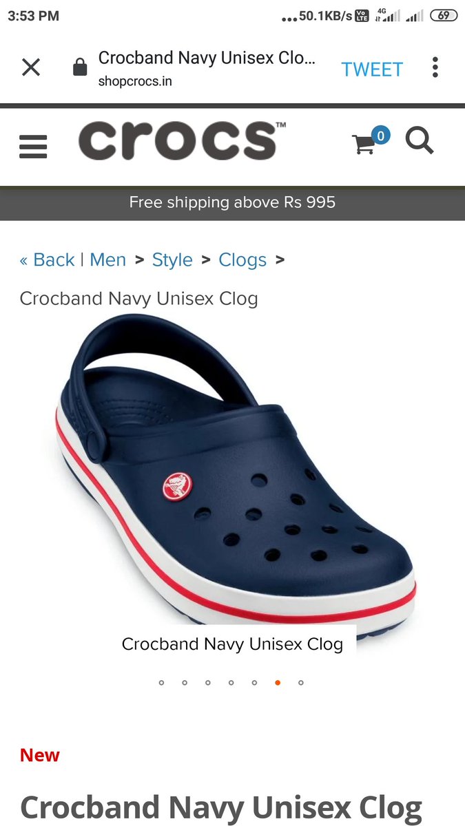 Smiley_Bharati's tweet photo. @CrocsIndia @vigneshkcp is my best buddy who loves travelling very much.. I would like to gift this beautiful pair Crocband Navy Unisex Clog From Crocs On #FriendshipDay I am sure he will like it..
#crocscontest #contestalert https://t.co/NZ1mELSKyZ