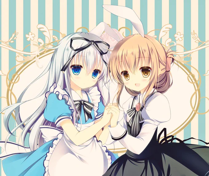 バニーの日と聞いたので、うさ耳電ちゃん貼ってみる。 