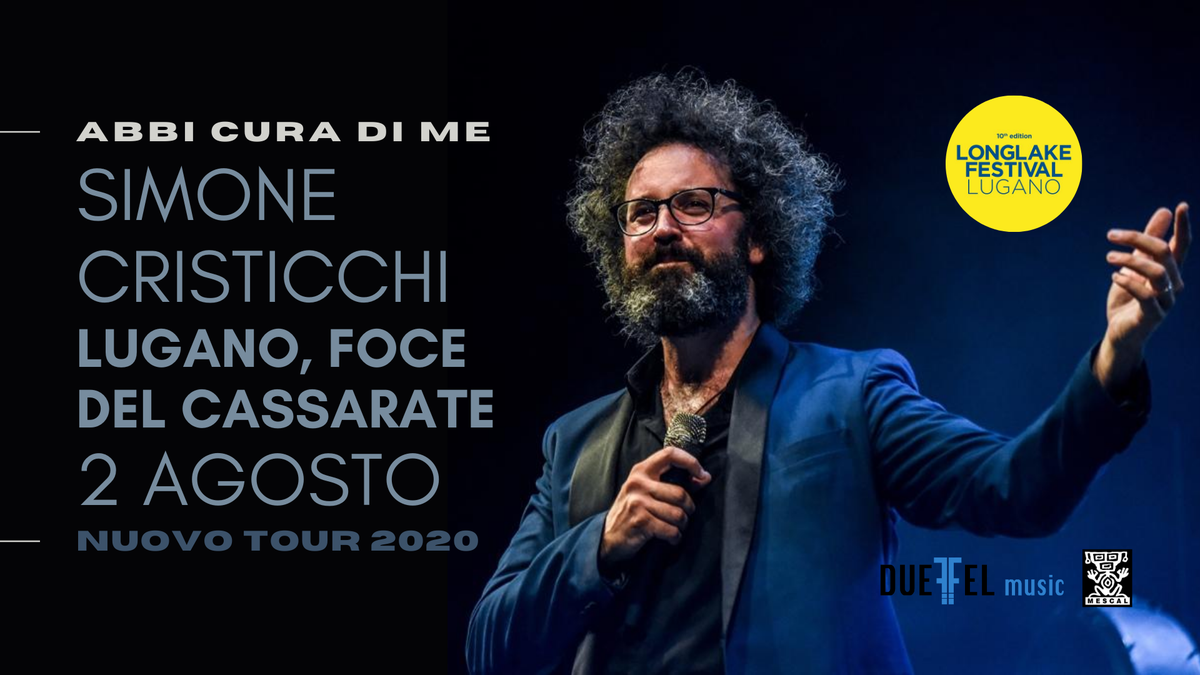 #soldout Al fine di garantire lo spettacolo, il concerto viene spostato al Palazzo Dei Congressi, sito in Piazza Indipendenza, Lugano. <a href="/longlakelugano/">LongLake Lugano</a>

#simonecristicchi
#abbicuradimetour 
<a href="/mescalofficial/">Mescal Musica</a>
