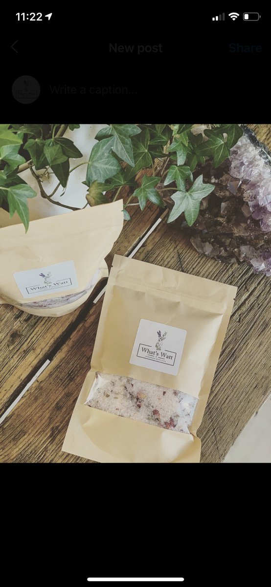 whatswattshop's tweet photo. Blended Rose and lavender cleansing salt refill pouches. 

500grams £6

Please message to place an order https://t.co/O0yK5o5Z5i