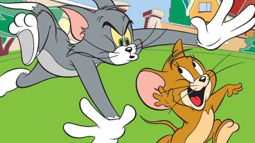 Jakeas Tom in Tom and jerry. Both are iconic, known world wide and love provoking people I mean from wrestling to comparing biceps like what more do you want ily jake