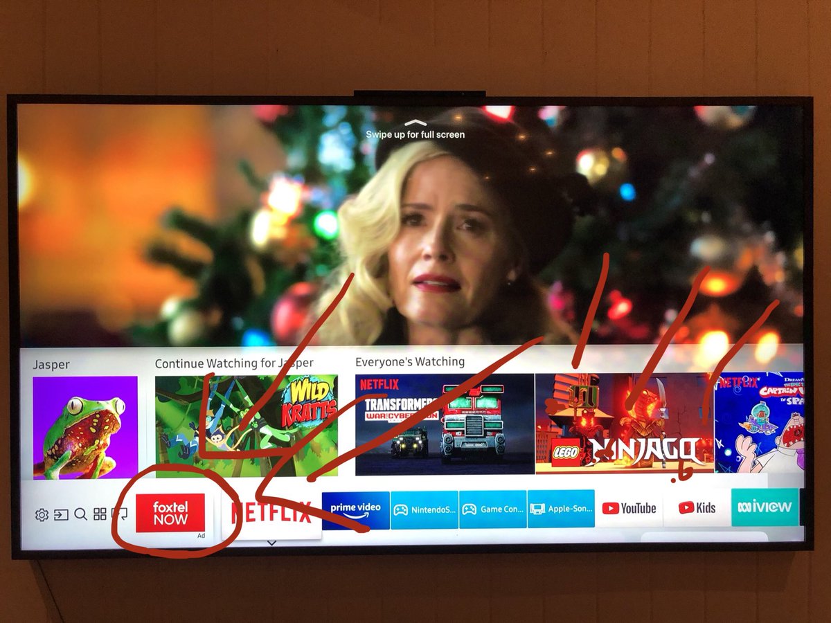 raymanoz's tweet photo. Dick move, @Samsung. I don’t want advertising on the Frame I paid top dollar for (It cannot be disabled). Another reason for #neveragainsamsung https://t.co/Ni5NHyZEFf