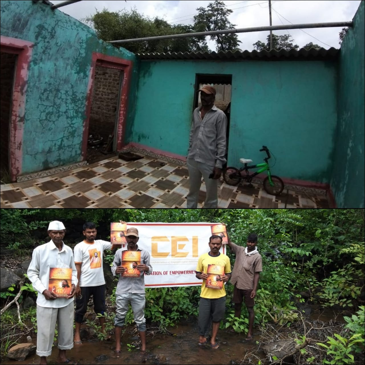 truptilahiri's tweet photo. Our CEI (@CEIempowers) Interns also helped CEI provide Kishan Waghmare ji a new lease of life, when his house collapsed, business was destroyed, children were thrown out of school and his father passed away. With CEI’s help he has started another Entrepreneurial Venture now! https://t.co/vfq2RKC1Mr