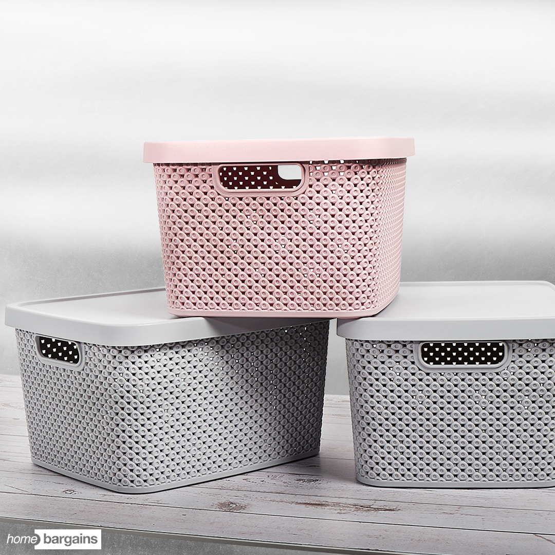 Keep your living space tidy and organised (and super stylish!) with our Diamond Storage range - available in pink and grey 😍

Shop the full range in stores now and selected items available online now: bit.ly/31ycRRy 📦