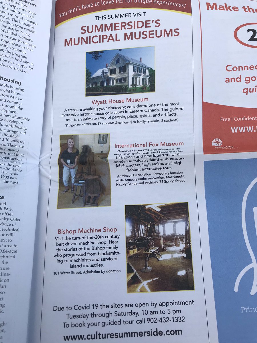 BillySchurman's tweet photo. Sorry to see July go...good thing about August, new printed edition of the @BUZZpei is out. So much talent. Great job as always Yanik, Michelle, Greg & team buzz #SupportWhereYouLive #staycation #AtlanticBubble https://t.co/PaqhR3AIHN