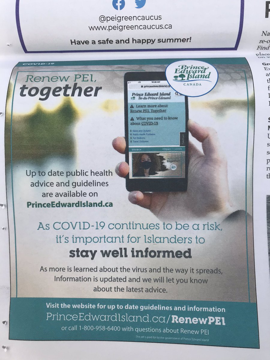 BillySchurman's tweet photo. Sorry to see July go...good thing about August, new printed edition of the @BUZZpei is out. So much talent. Great job as always Yanik, Michelle, Greg & team buzz #SupportWhereYouLive #staycation #AtlanticBubble https://t.co/PaqhR3AIHN