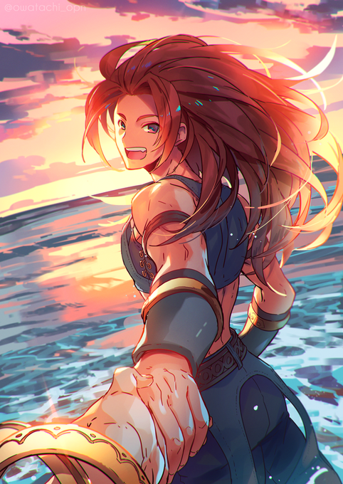 二人と海(紅デュ)
 https://t.co/P4OIW2rmt0 