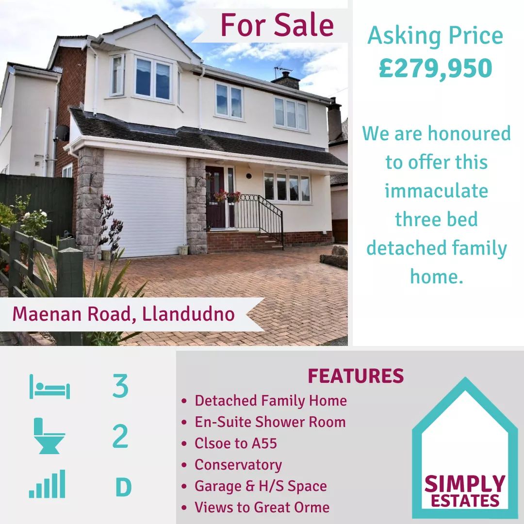 FOR SALE in the stunning #NorthWales town of #Llandudno 😍