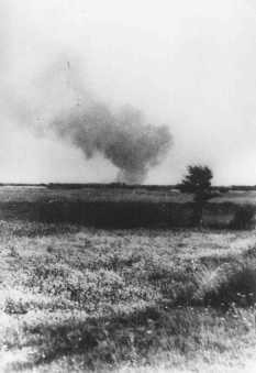 Afterwards the camp, which had suffered extensive fire damage during the revolt, was dismantled & evidence destroyed. This  @HolocaustMuseum image shows smoke from Treblinka during the revolt & was photographed by a railway worker. https://encyclopedia.ushmm.org/content/en/photo/smoke-from-the-treblinka-killing-center 5/11