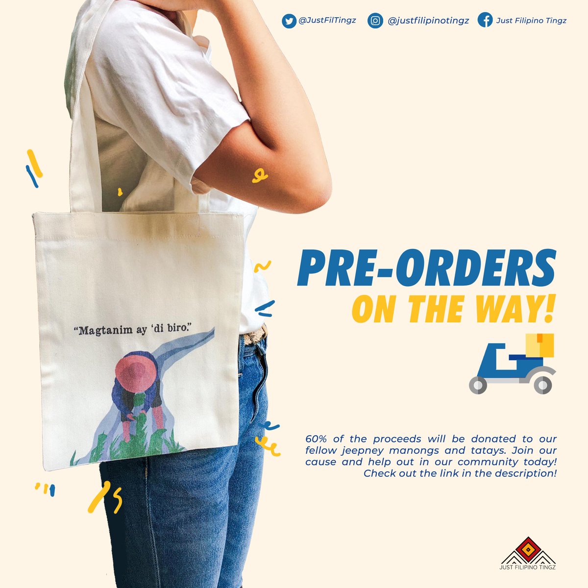 JustFilTingz's tweet photo. PRE-ORDERS ARE NOW ON THE WAY!
We are delighted to announce that we have your pre-ordered bags warmly packaged and ready for shipping! https://t.co/cVZsIfoKCI