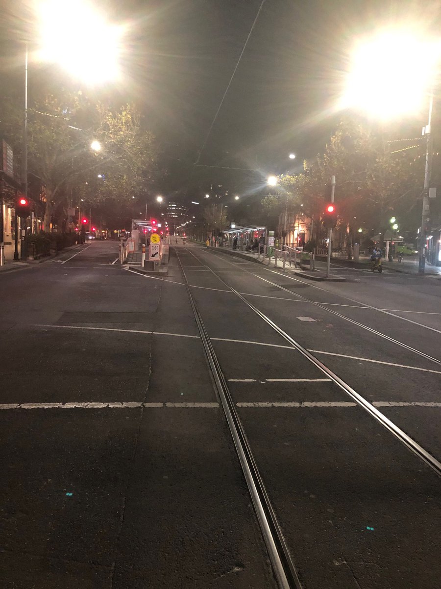 Elizabeth Street, Melbourne 7:45pm. I went for a walk just before curfew. *This is this something I thought I’d never say*I’ve found it interesting watching the reaction to this new destruction in the face of a deadly out of control virus on social media.