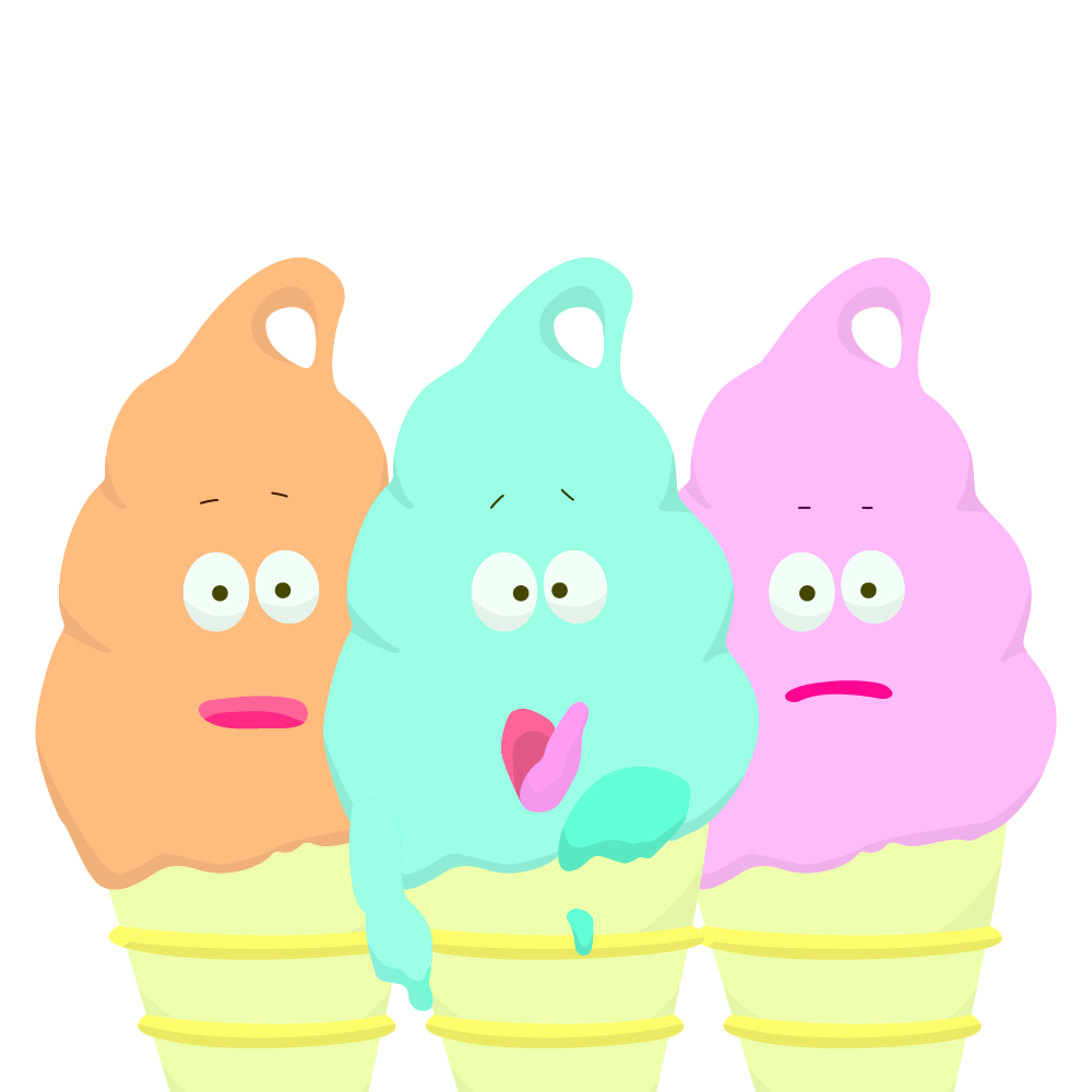 さぼてんわーくす ｲﾗｽﾄﾚｰﾀｰ On Twitter ソフトクリーム イラスト Illumination オリジナル イラストレーター ソフトクリーム アイスクリーム かわいい