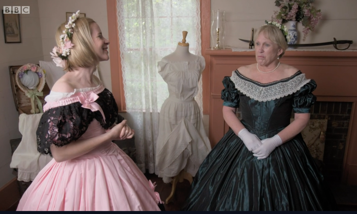 Of course it wasn& #39;t necessary for LW to use the N-word to explain John Wilkes Booth, and given that this episode featured a lengthy sequence in which LW cosplayed as a plantation mistress this was a very regrettable choice.