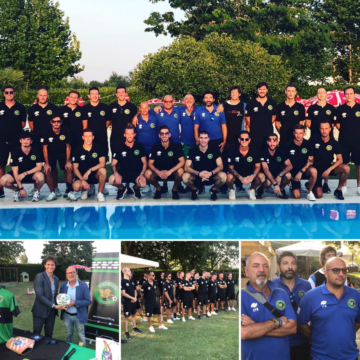 CALCIOVENEZIA's tweet photo. Si ricomincia! 💪🏻🖤💚 #noisiAMOilVENEZIA #neroverdi @comunevenezia @LND_Venezia @LegaDilettanti @Gazzettino @nuova_venezia https://t.co/UzKZYtX4cn