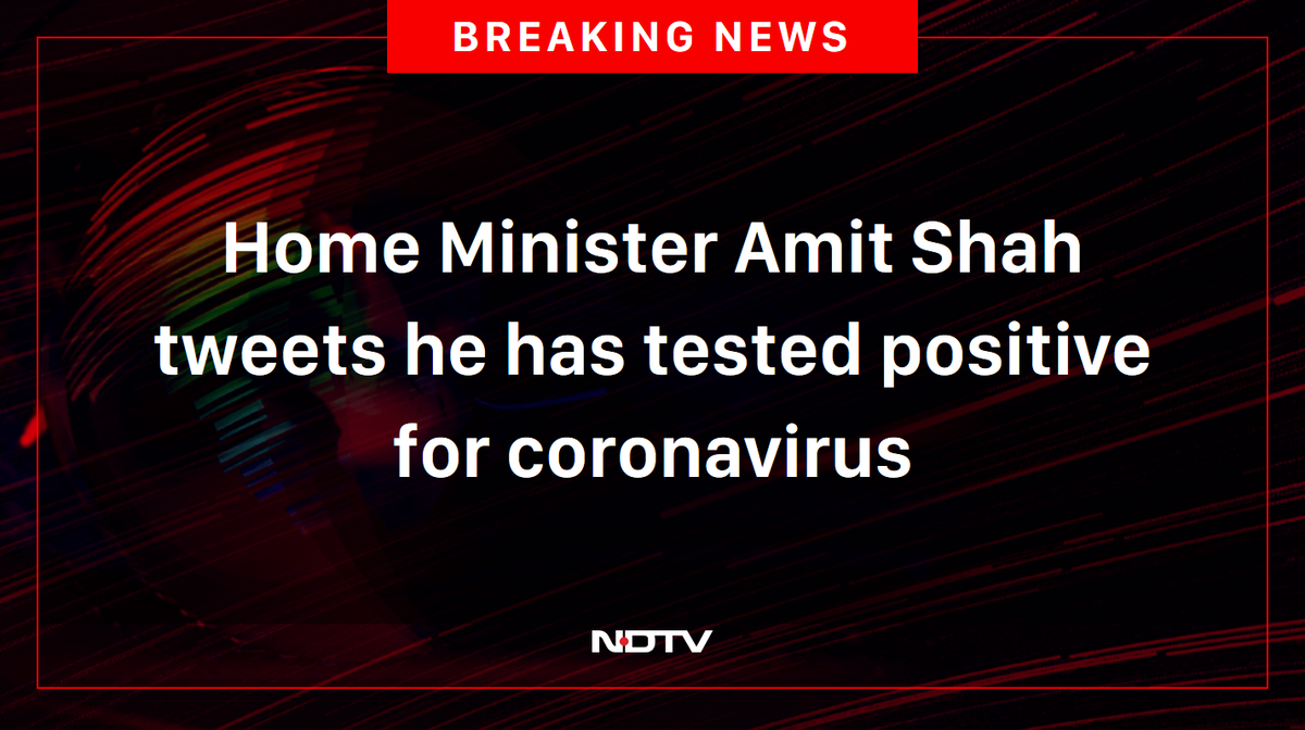 ndtv's tweet photo. #AmitShah #Coronavirus https://t.co/Nc2BvmAVix