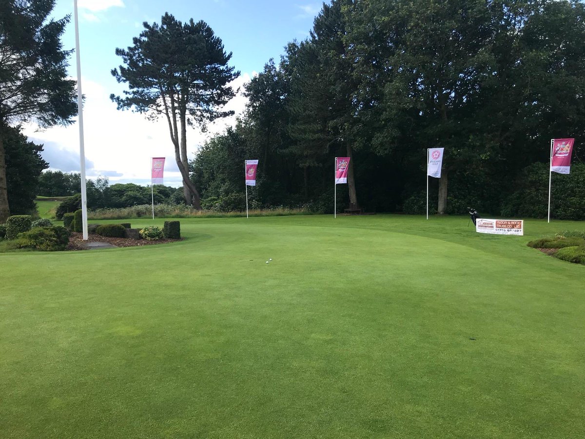 GolfManchester's tweet photo. Festival week kicks off at Manchester Golf Club today... Good luck to all 900+ competitors throughout the week. The course looks amazing thanks to our Top class greens team #properteam #enjoy https://t.co/TTjhoc2PgU