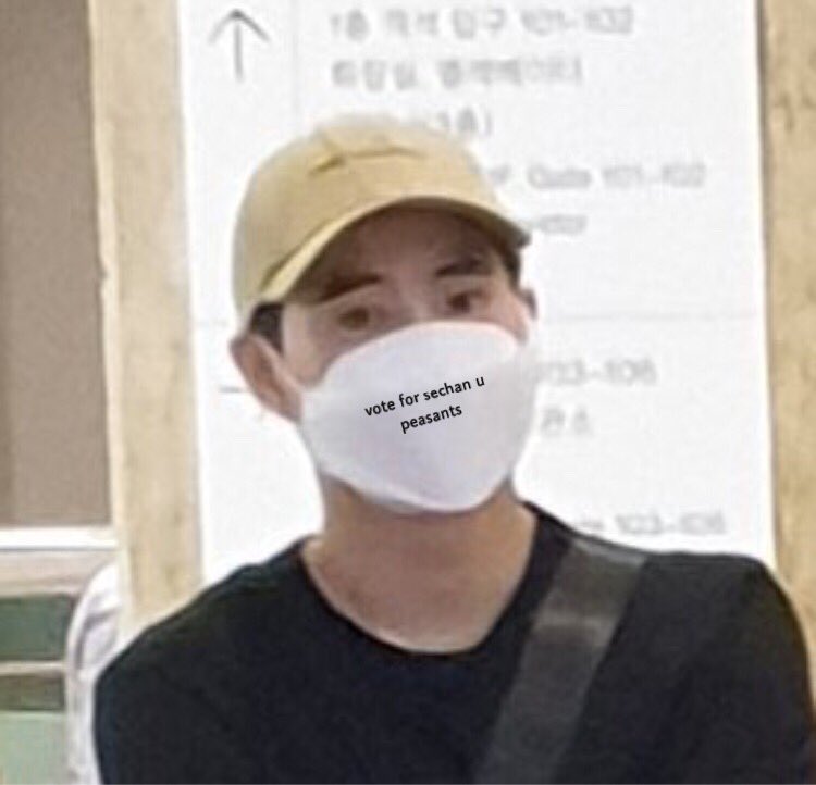 JUNMYEON UPDATE!!! AND OH WAIT! THERE IS SOMETHING WRITTEN ON HIS MASK❗️❗️ <a href="/weareoneEXO/">EXO</a>