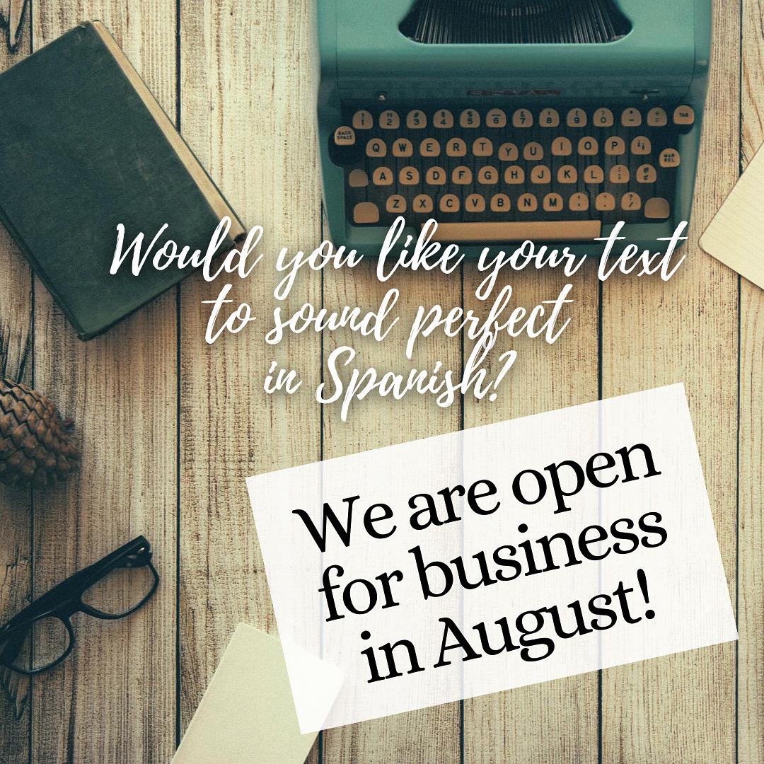 HeyTranslations's tweet photo. August already! This strange year is flying by, isn’t it?
What are your plans for this month? Hopefully you will be able to enjoy your well-deserved holiday, but if you can’t, we got your back, as we are open for business in August!
#translation #spanish #dutch #portuguese https://t.co/WKnC6yR1aJ