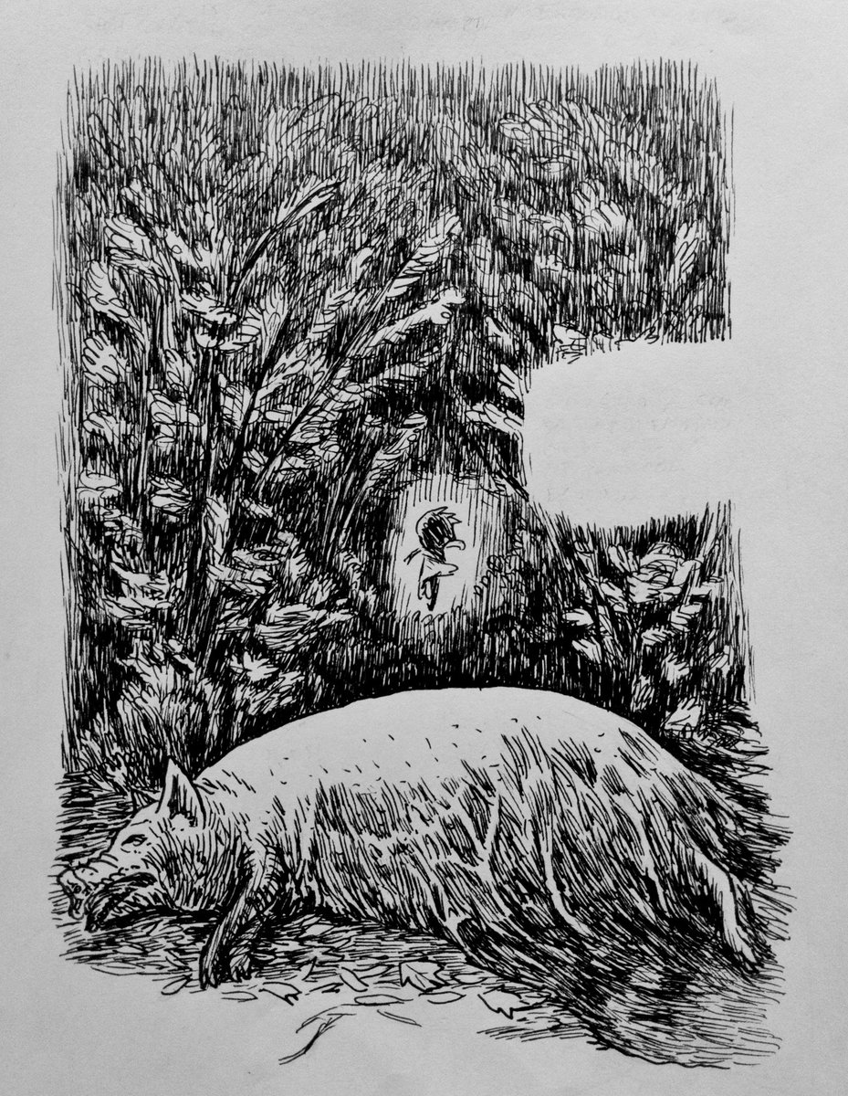 manchado_luis's tweet photo. Salí corriendo con la espalda empapada por el sudor que me provocaba el miedo.
#illustration #art #artist #sketchbook #sketch #blackandwithe #ink #characterdesign #characterconcept #bycomb #luismanchado #gamedev #gamedesigner #gamedesign #indiedev #indiegame #comic #graphicnovel https://t.co/qdMgXEsK8n