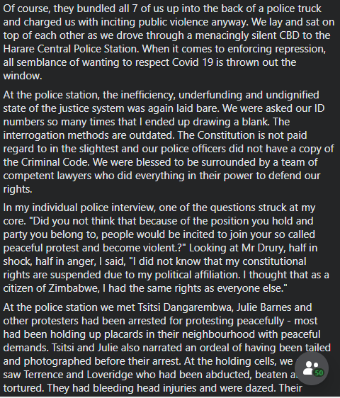 This is what Fadzie and crew went through for demanding a better life for themselves and everyone else including those cops