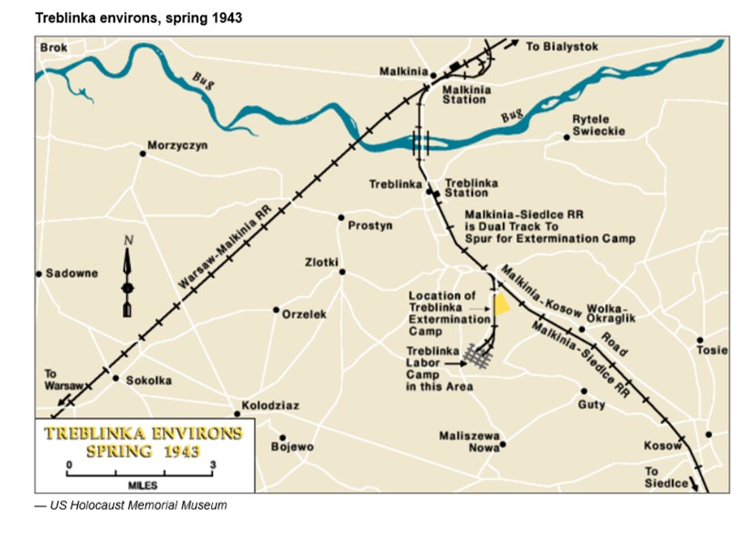 Treblinka was 1/4 camps linked to Operation Reinhard. Known as Treblinka II, it opened in July 1942 about a mile from a labour camp, Treblinka I. On July 22 1942 systematic deportation of Warsaw's Jews began. 1000s were daily rounded up & transported 50miles to Treblinka. 2/11