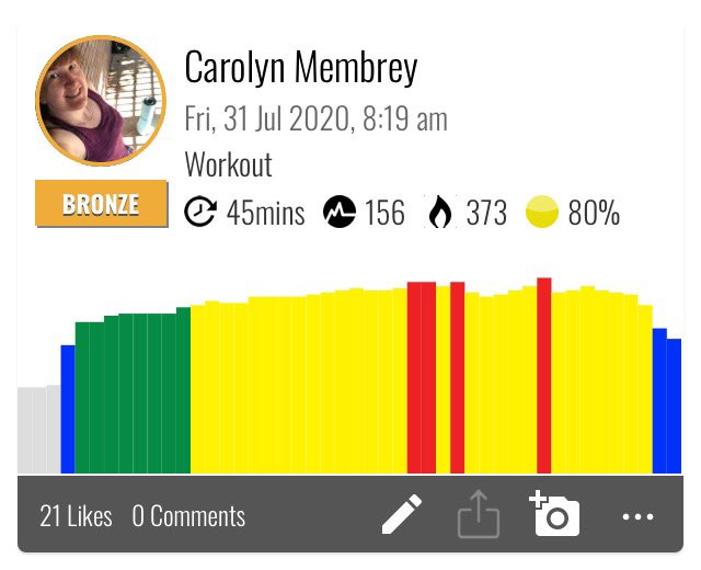 CazzaCarolyn's tweet photo. August isolation workouts!! #isolationworkout #myzone @MYZONEmoves #burnthatfat #thighfat #tummyfat #hips #core #augustmeps #goal https://t.co/9mxImgFlrZ