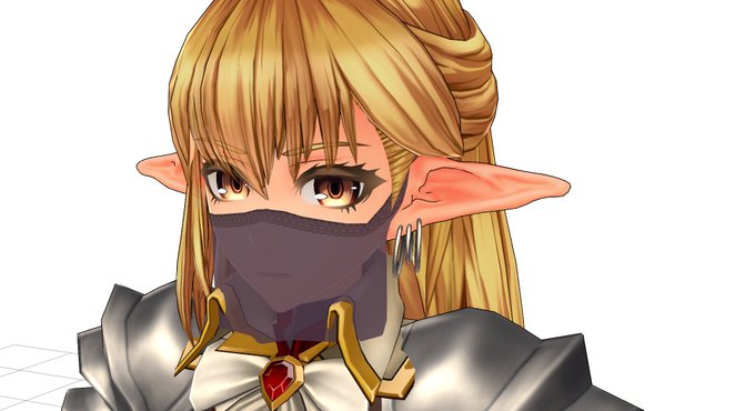 Blenderで製作→柔軟剤プラグインで物理をつけた 