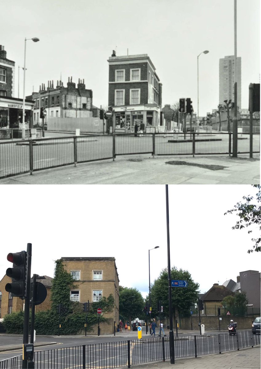 Here's another image near Lauriston Road - however the original photo was taken in the 1970s courtesy of  @CoLA_Southwark. I have so many memories here...