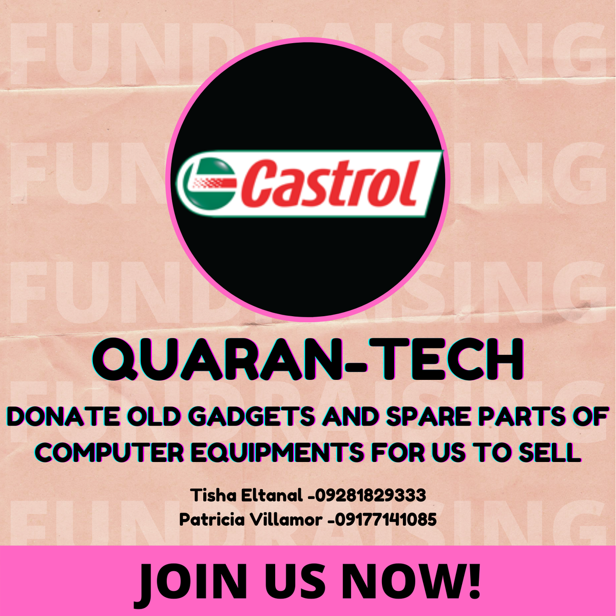 tishtoshxxx's tweet photo. Hi Guys!! Have an old gadget that you don’t use anymore??? 💻🖥📱

Are you willing to donate them to help the Gawad Kalinga scholars???👩‍💻👩‍🎓

If you are please contact @trisuhhhhh  and Me  📲
#quarantech #OneScholarAtATime 

For more details click the pictures below: https://t.co/6RLiRRJHih