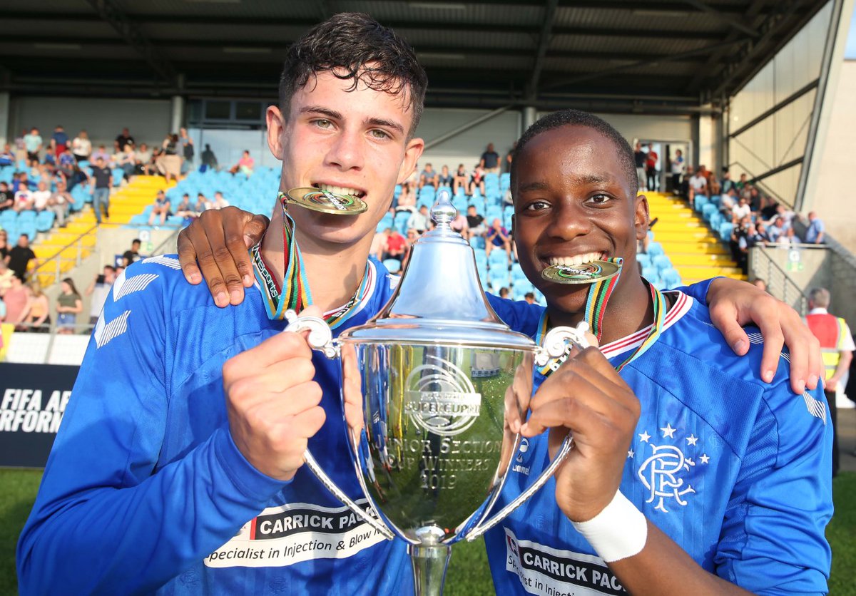 SuperCupNI's tweet photo. #OnThisDay 1⃣ year ago @RangersFC @RFC_Youth were crowned STATSports #SuperCupNI 2019 Junior Section Champions 🏆 #RangersFC https://t.co/Pn9XQRExZb