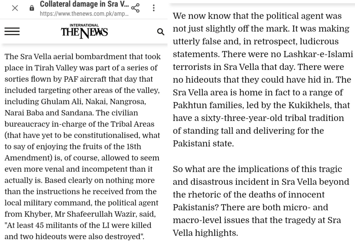 Instead of supporting Kukikhel in fight against terrorists; PAF killed 61 of them in a single day. Till date thy r being punished, thy r idps till date and are not being compensated for their loss in this dirty 'WOT'.. sra vella ordeal by  @mosharrafzaidi #RehabilitateTirahIDPs