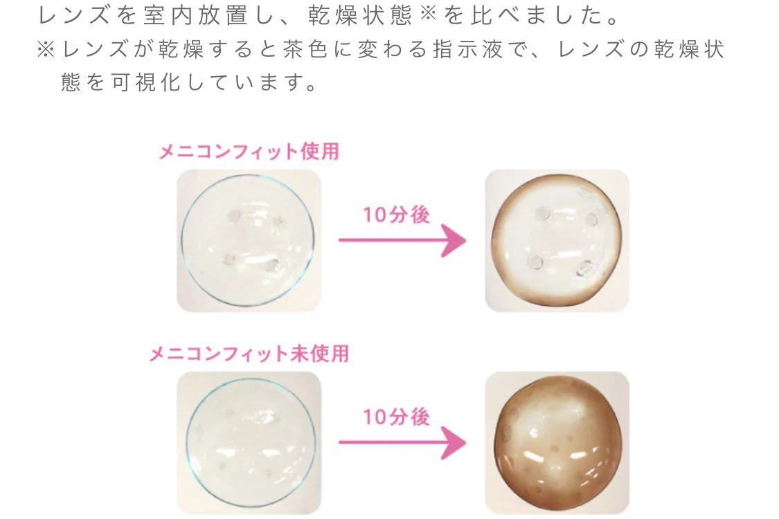 コンタクト装着時の乾燥から解放!？快適すぎて感動レベル！！