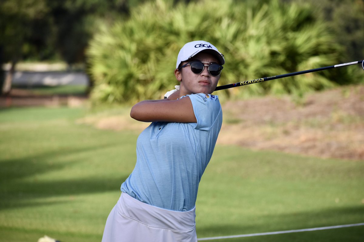 GSGA's tweet photo. β³οΈ
Match #3 at the #GASCGirls is on the course!
Thienna Huynh, Georgia
Chloe Holder, South Carolina
@WSCGA1949
https://t.co/0hLi9iQoRj https://t.co/jRI8sBU6WA