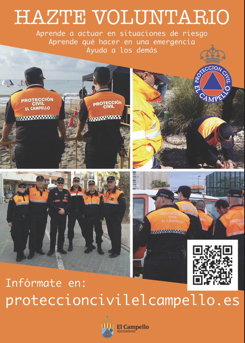 #ProtecciónCivil <a href="/CivilCampello/">Proteccion Civil El Campello</a> recibe 9 solicitudes de aspirantes a ser voluntarios. La campaña de captación de #voluntarios activada en el mes de julio por la concejalía de Seguridad Ciudadana que dirige <a href="/rafagalvaurios/">RAFAEL GALVAÑ URIOS</a>  ha dado resultados.
Leer más 👉🏻elcampello.es/index.php?s=no…