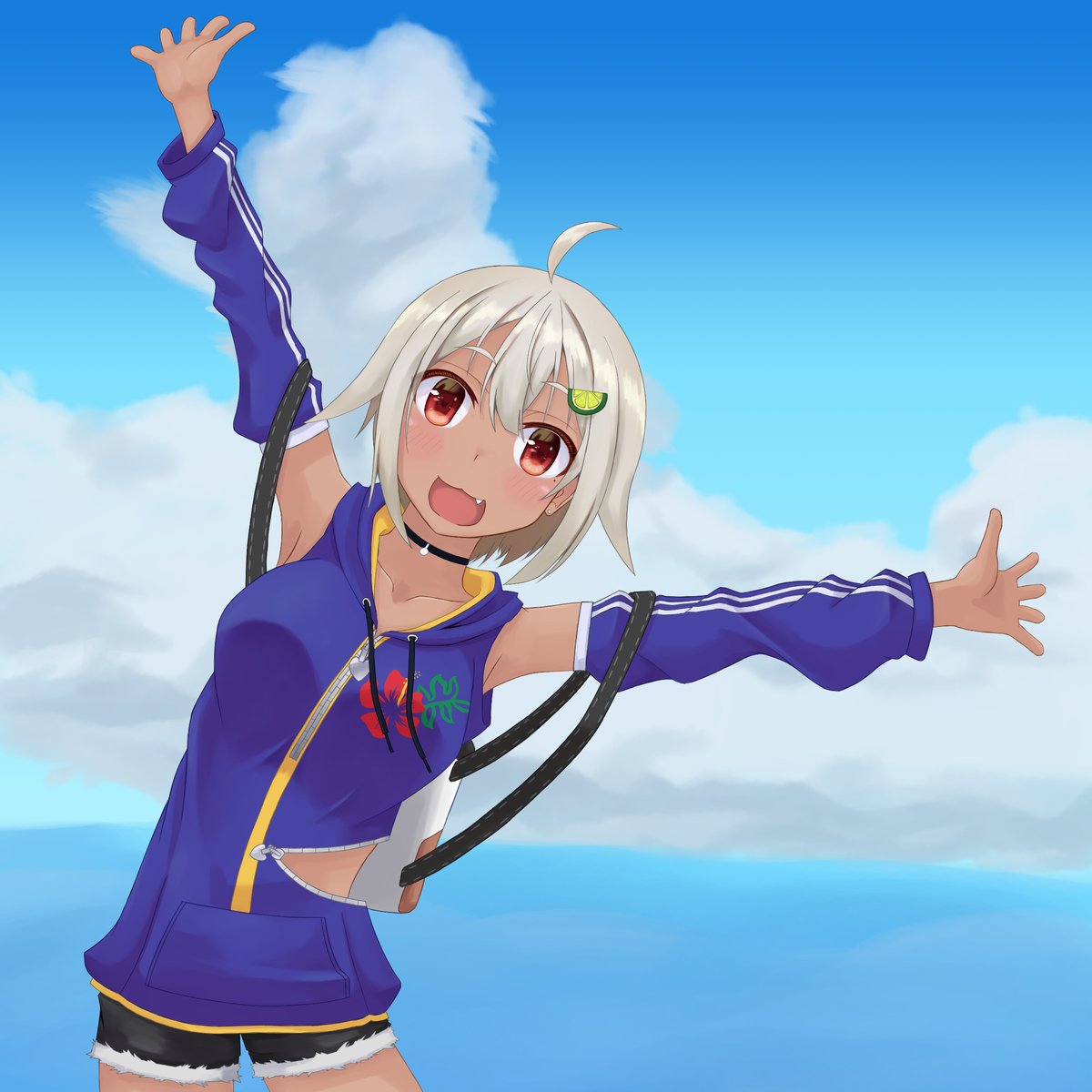 葉山はこういうポーズがよく似合う
#舞鈴クラフト