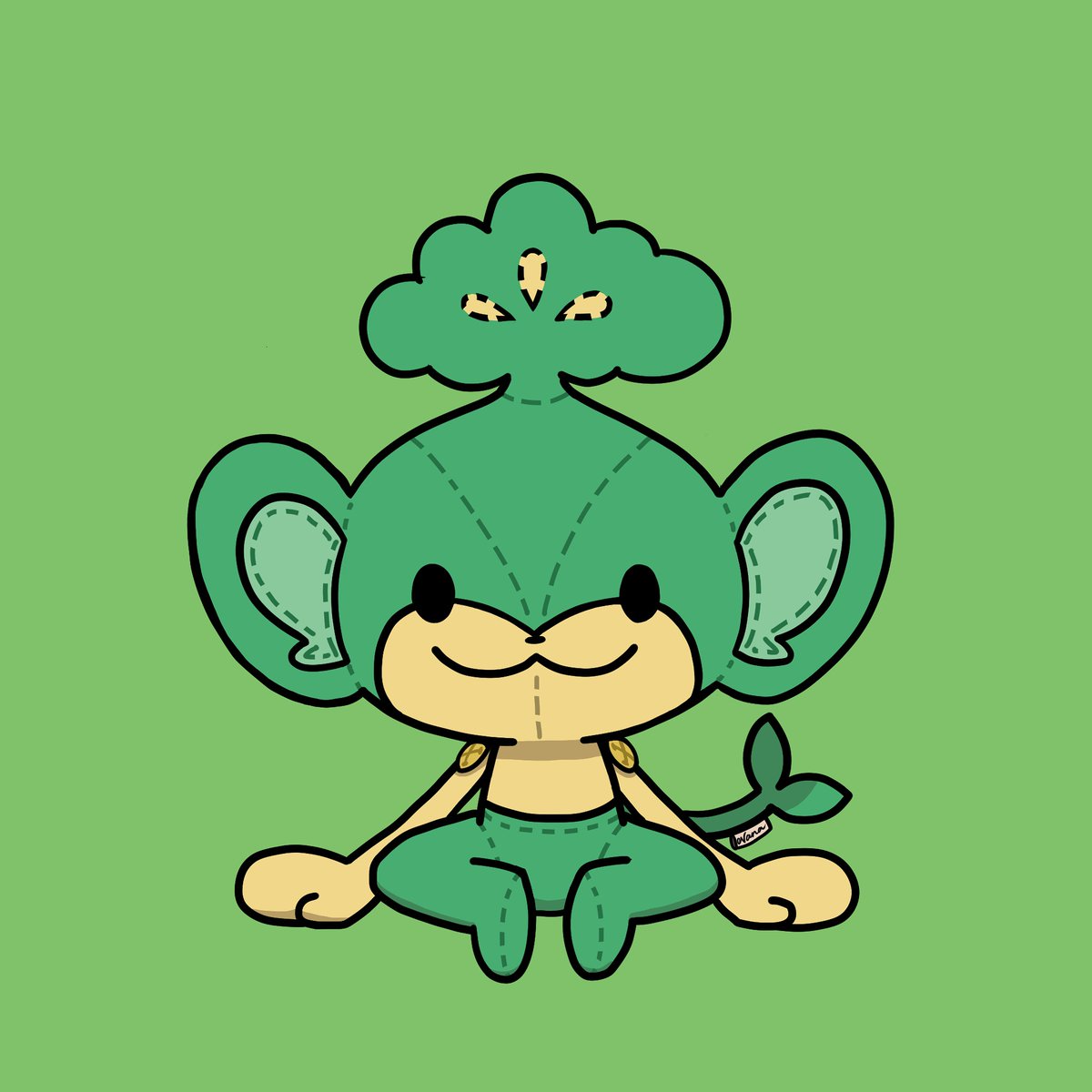 Nanadoodle ポケモンゆるぬいぐるみ バオップ ヤナップ ヒヤップトリオ Pansear Pansage Panpour Trio