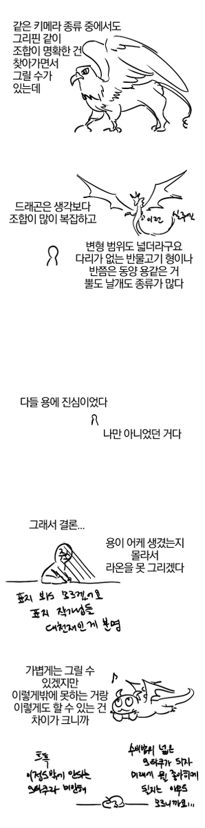 라온 그리려다가 너무 막막해서 라온 어떻게 그려야 할지 모르겠는 만화 그림 (거의 일기)