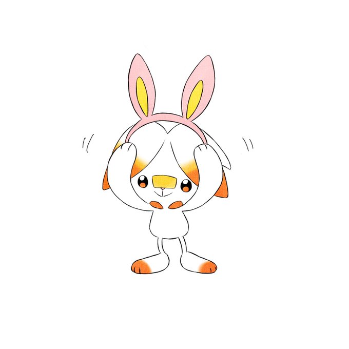 バニーの日と聞いてはりきっているヒバニーをかきました #バニーの日 