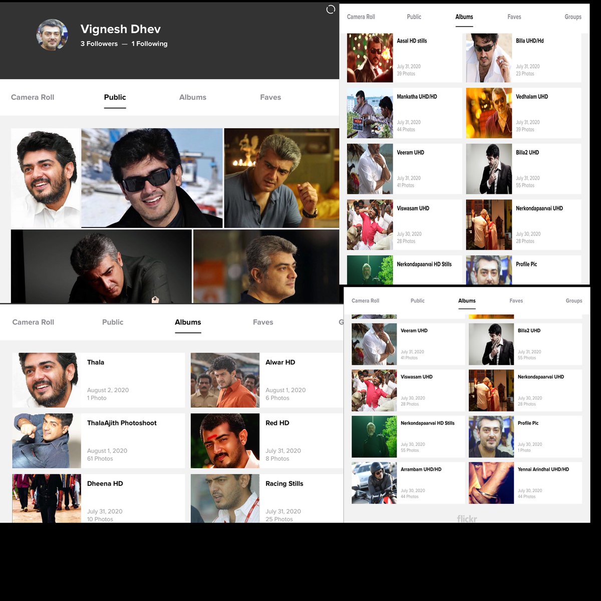 DhevVignesh's tweet image. Here is my small tribute to my Man, My Inspiration. 

600+ UHD, HD Movie stills of #ThalaAjith uploaded in my Flickr account. 

Link 👉 flickr.com/photos/1891255…

Hope you all like it 😉😄

@ajithfc @AjithNetwork @TrendsAjith 

#Valimai ||   #28YrsOfSELFMADETHALAAjith