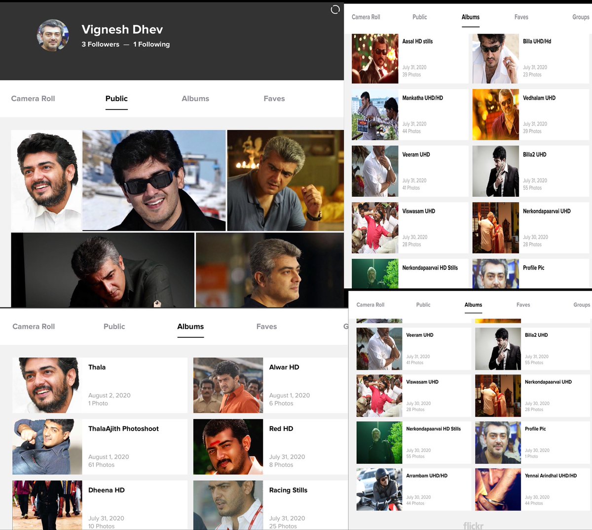 DhevVignesh's tweet image. Here is my small tribute to my Man, My Inspiration. 

600+ UHD, HD Movie stills of #ThalaAjith uploaded in my Flickr account. 

Link 👉 flickr.com/photos/1891255…

Hope you all like it 😉😄

@ajithfc @AjithNetwork @TrendsAjith 

#Valimai ||   #28YrsOfSELFMADETHALAAjith