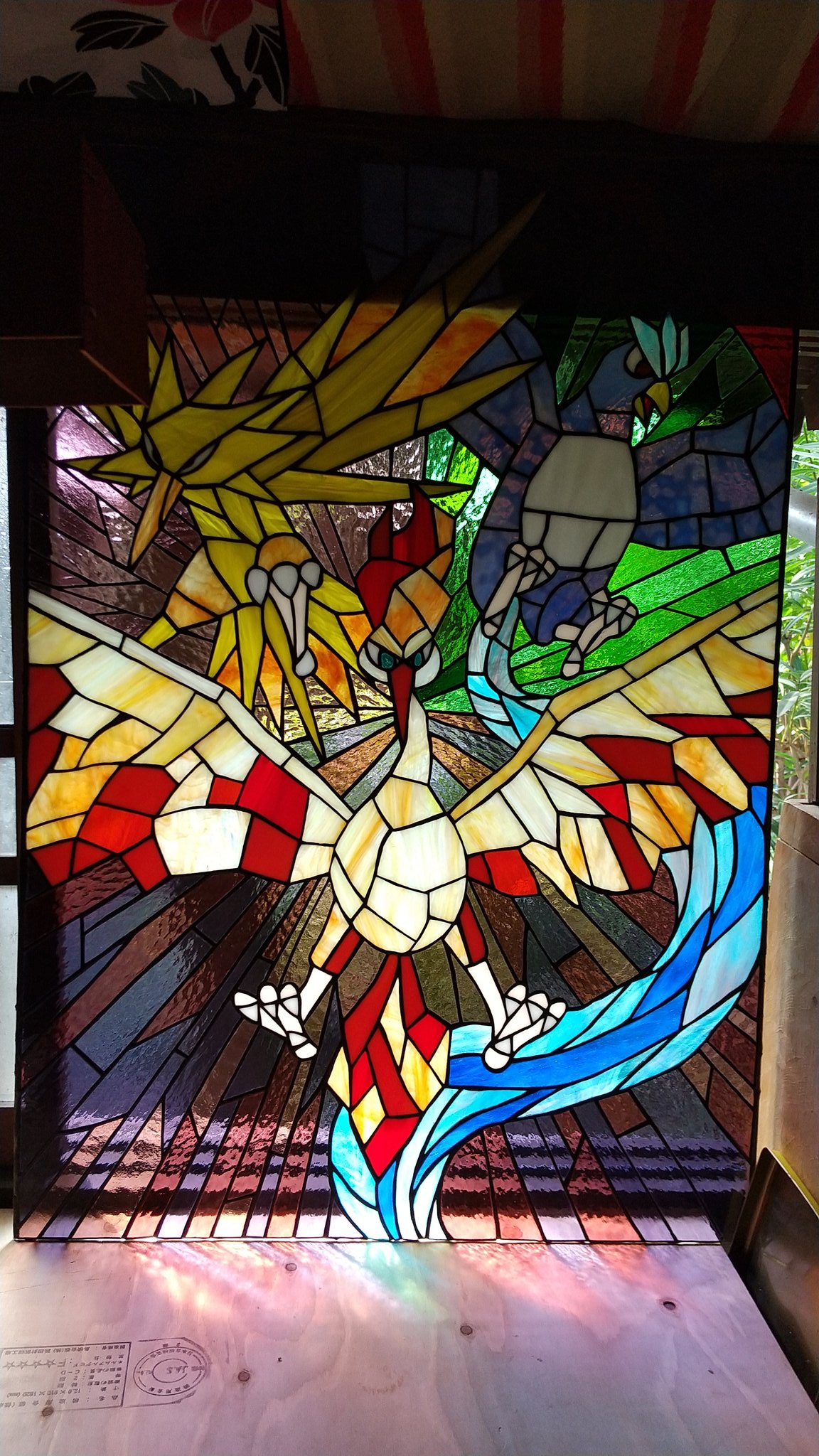 ポケカ 三鳥 ステンドグラスホロ サンダー ファイヤー フリーザー GX