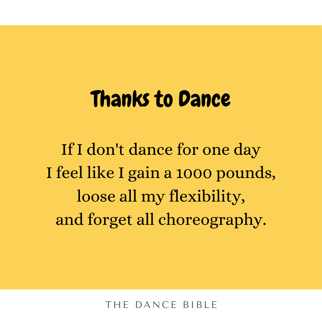 TheDanceBibleCO's tweet image. That's about right! Right?

Can't imagine a day without dance!!⁠
⁠
#danceeveryday⁠
#danceeverydamnday

Follow #TheDanceBible⁠ on Instagram
instagram.com/thedancebible.…

💃🏽⁠