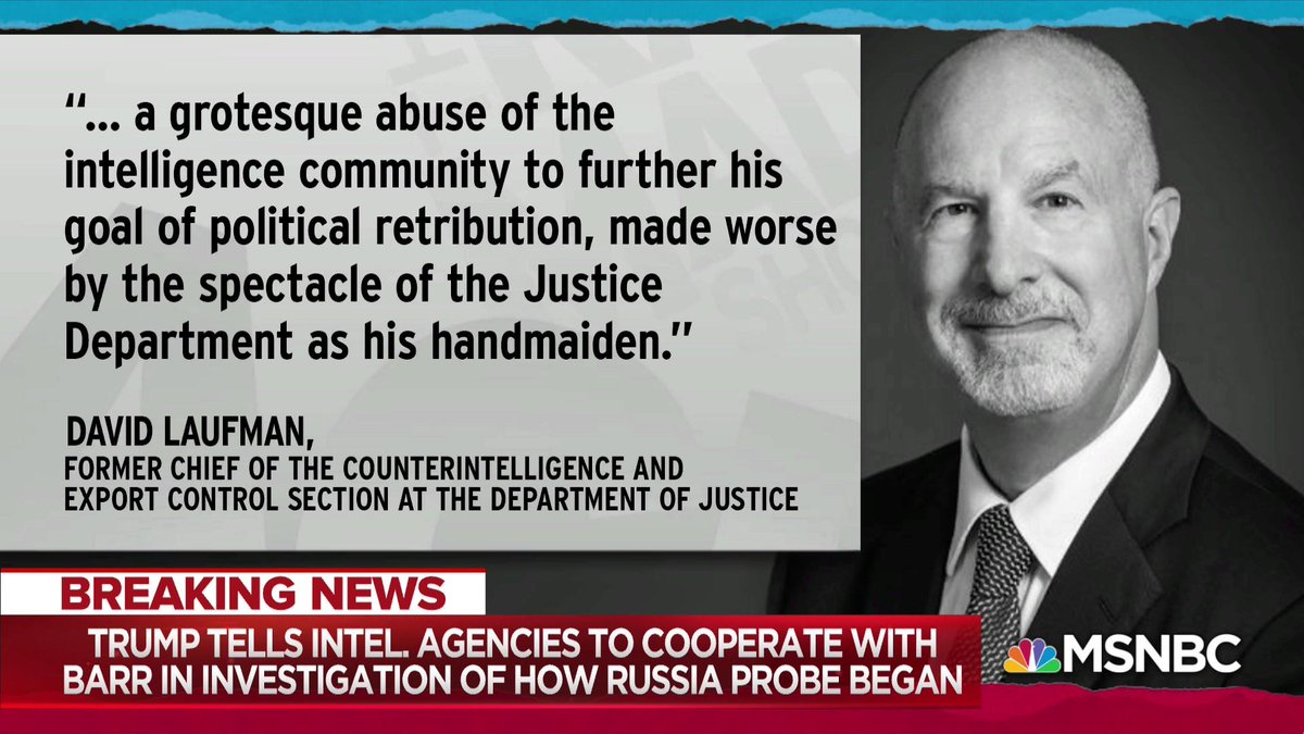 56\\Since leaving the DOJ, Laufman has represented Christine Blasey Ford during the Kavanaugh confirmation hearings. He’s currently a contributor at Lawfare and a commentator on MSNBC. 