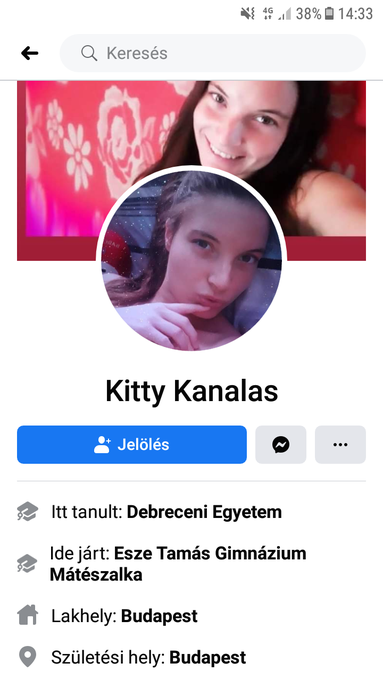 Egyik sem az &eacute;n profilom ☺ K&ouml;sz&ouml;n&ouml;m akik jelezt&eacute;k nekem!  Ha enged&eacute;lyt k&eacute;rt volna az illető akkor nem