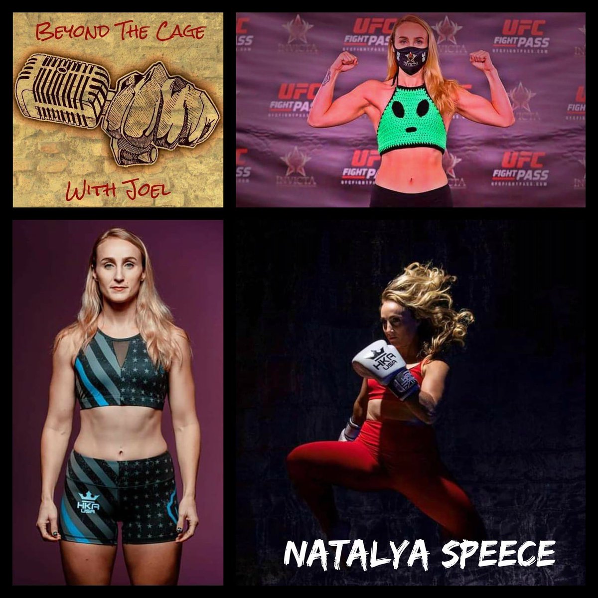 BEYOND_CAGEMMA's tweet photo. Triple header this Monday night concludes with the awesome Natalya Speece ! Show is scheduled to start at around 1145pm est, but may start a few minutes before or after.
#taliepain #natalyaspeece #jacksonwink #invictafc41 #wmma #boxing #bjj https://t.co/AhX0Wva8jL