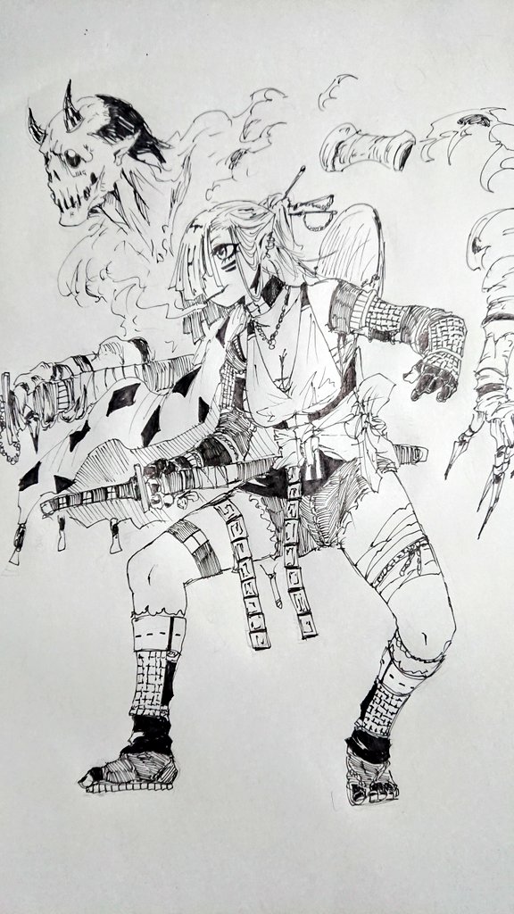 ちょっと描き込み 